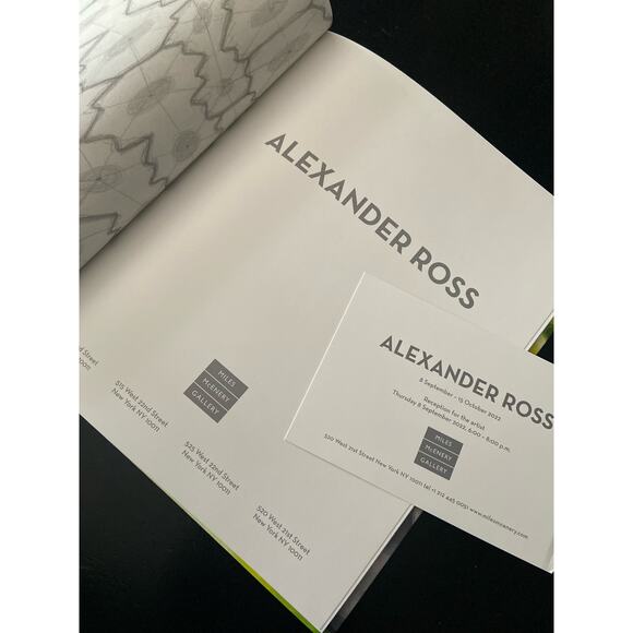 ALEXANDER ROSS Exhibition Sept. 8 -Oct. 15, 2022 - Picture 2 of 6